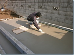 ガレージ土間コンクリート打ち施工現場レポート 002