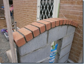 門柱笠木　施工現場レポート 002