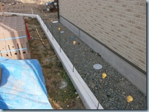 化粧ブロック積み フェンス取付準備　施工現場レポート