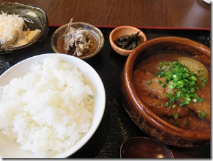 鯖の味噌煮定食041