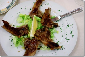 仔羊の炭火焼き