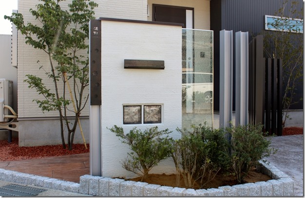 H鋼材を当社が初めて使用したエクステリア現場