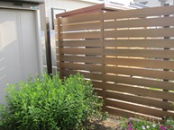 目隠し樹脂板塀