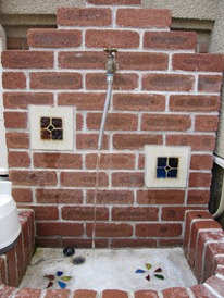 Brickwork Washbasin faucet