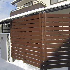 　アルファウッド 13段張り施工